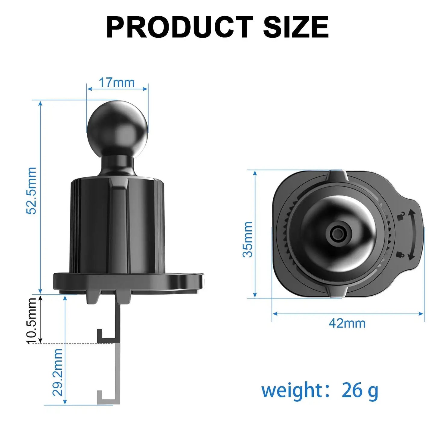Car Phone Holder Bracket Accessories Interior Air Outlet Vent Base Gadget Universal Auto Cellphone Support Accessories