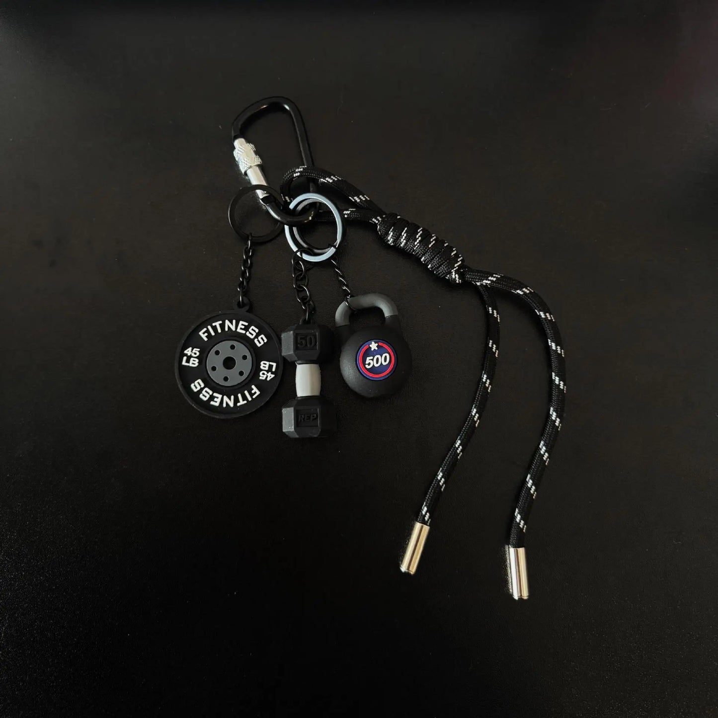 Sports Fitness Bag Pendant Mini Dumbbell Water Cup Keychain Camera Mobile Phone Backpack Accessories For Men Women Y2k Fashion