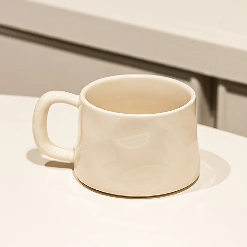 Ceramic Mugs Cute Coffee Cups and Saucers Creative Exquisite Afternoon teacup Breakfast Milk Mug Girl Gift Coffee Cup Water cups
