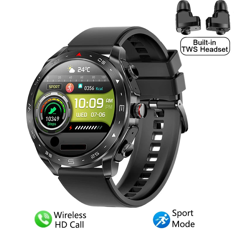 Smart Watch Men's New 5.0 Bluetooth Call 400mAh Large Capacity Battery 360 * 360 Resolution HD Screen Sports Fitness Watch