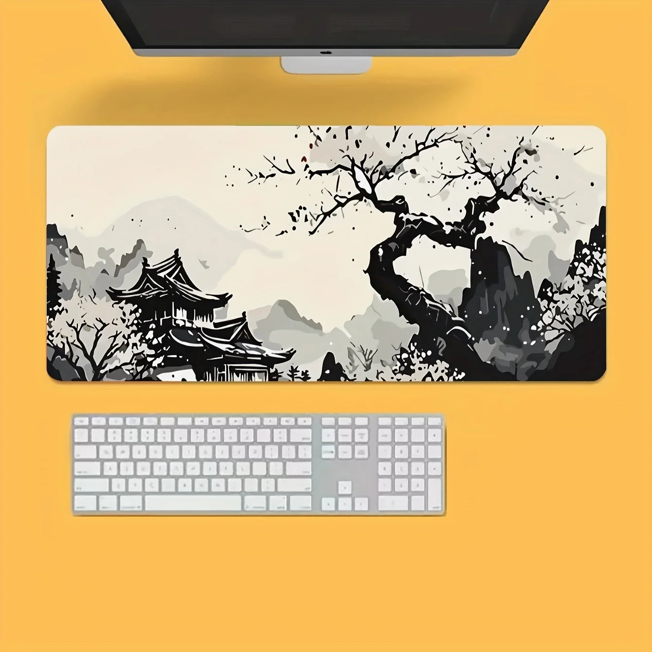 Mouse Pad Gaming Mouse Pad With Non-Slip Rubber Base And Stitched Edge Perfect For Office Home Laptop Great Gift Idea