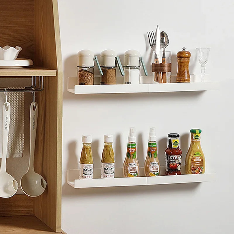 Bathroom Shelf Makeup Storage Organizer Rack Self Adhesive No-drill Shelves Wall Shampoo Rack Shower Shelf