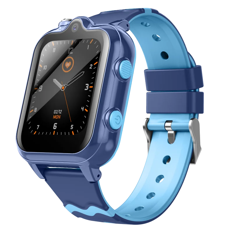 2025 New Smart Watches 4G Kids GPS AGPS LBS SOS Music Playback Dual Camera Smartwatch Waterproof 900mAh Boy Girl Children Gift