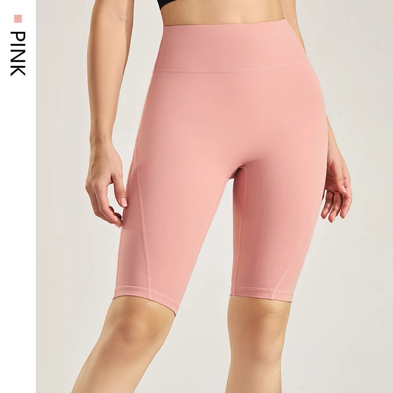 Fitness Pants Yoga Pants Women Skinny High Waisted Hip Lifting Quick Dry Running Exercise Shorts Yoga Clothing Five Points Pants