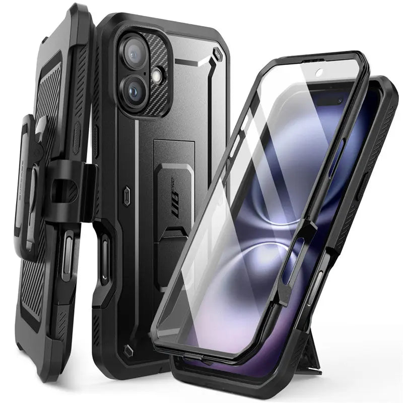 SUPCASE For iPhone 16 Case 6.1" (2024) UB Pro Full-Body Heavy Duty Rugged Phone Case with Built-in Screen Protector