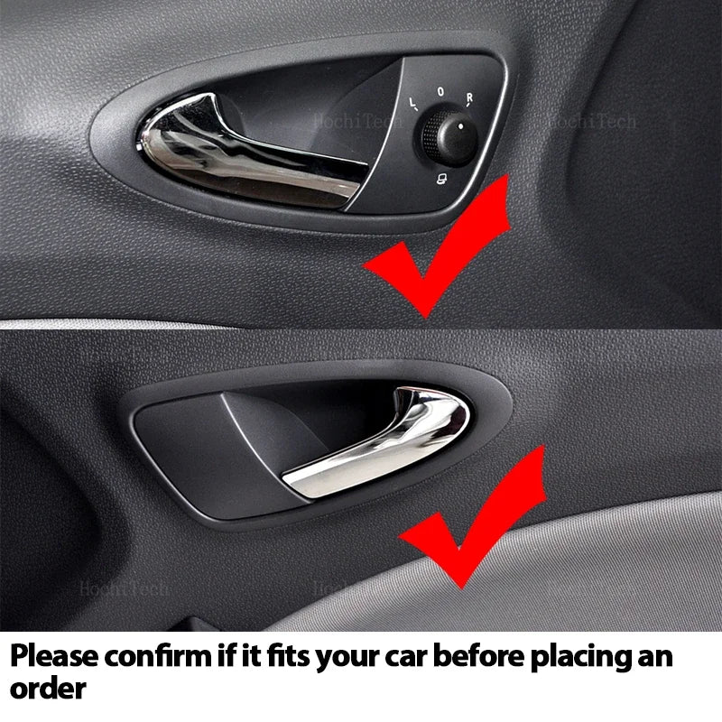 For Seat Ibiza 6J 2010 2011-2022 Car Accessories 6J1837113A 6J1837114A Front Left Right Auto Interior Side Inner Door Handle