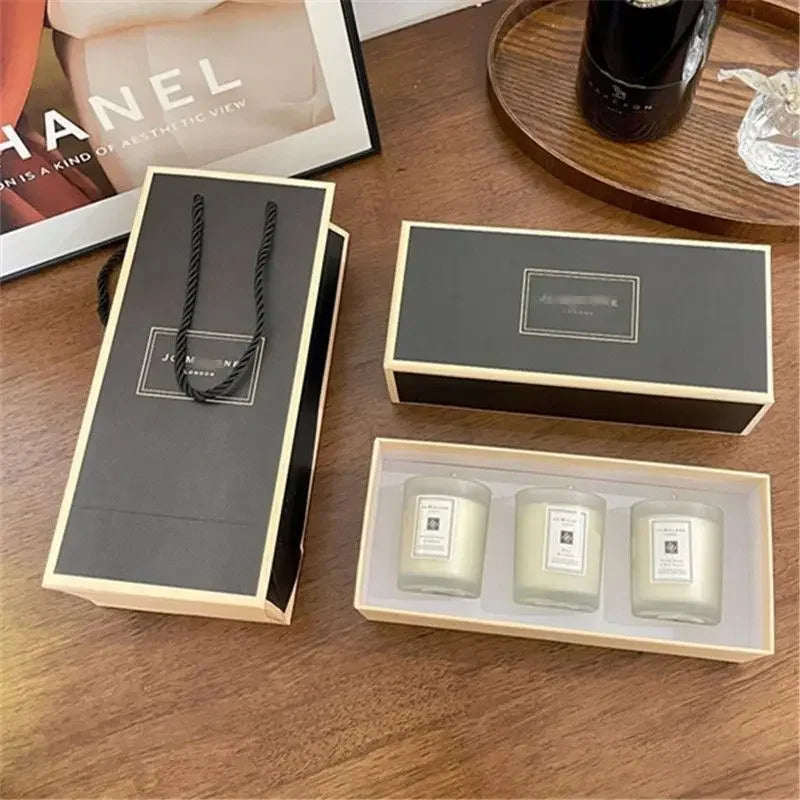 3pcs Scented Candles Romantic Air Fragrance Diffuser Fresh Home Lasting Aromatherapy Companion Christmas Gift