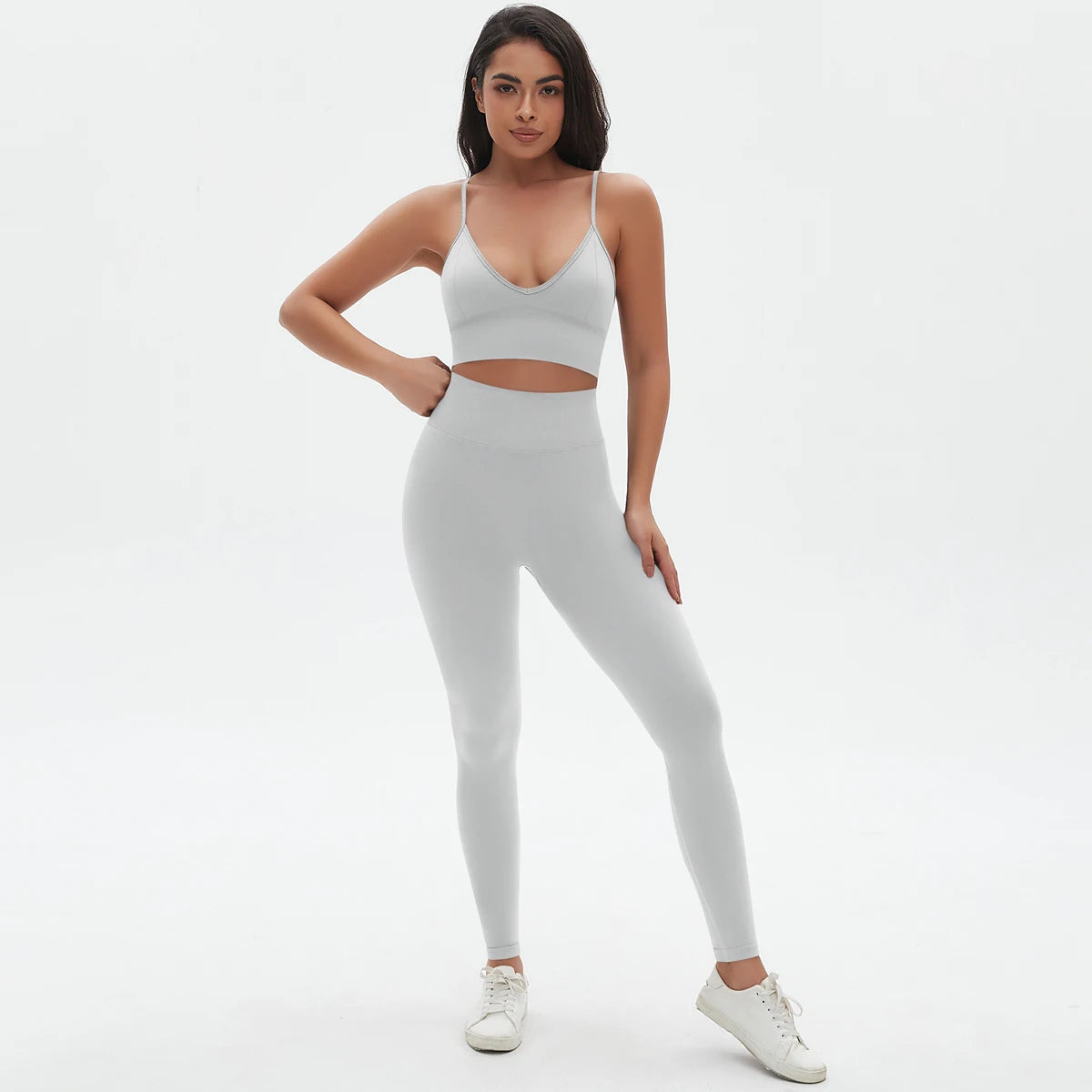 Sportswear Yoga Clothes Set Leggings and Tops Fitness Sports Suits Gym Clothing Bra Pants Sets Running Sport Outfit for Woman