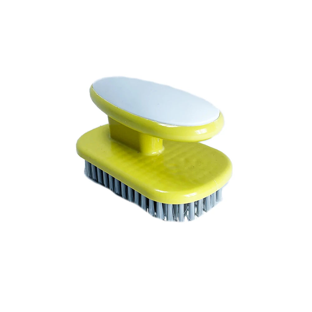 Household Shoe Brush Laundry Soft Bristles Portable Scrub Brush Flexible Handle Clothes Cleaner Washing Cleaning Tool Set