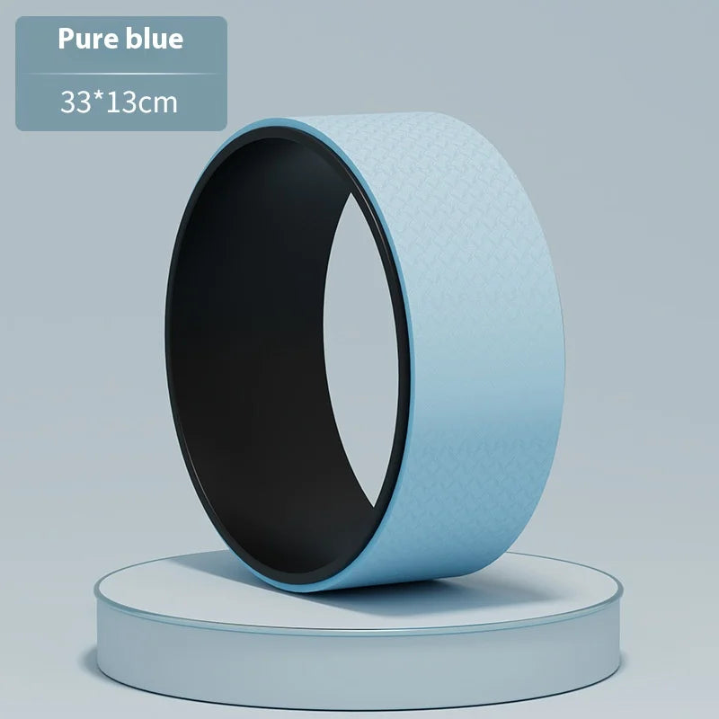 Yoga Wheel Pilates Accessories Home Gym Tool Exercise Equipment Fitness Bodybuilding Circle Muscle Massage Back Training Roller