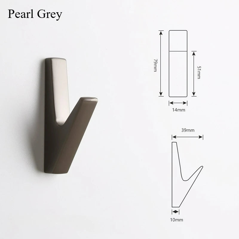 Bathroom Accessories Wall Hooks Wall Coat Rack Wall Hooks For Hanging Clothes Hook For Bags Gold Hangers For Kitchen Towels