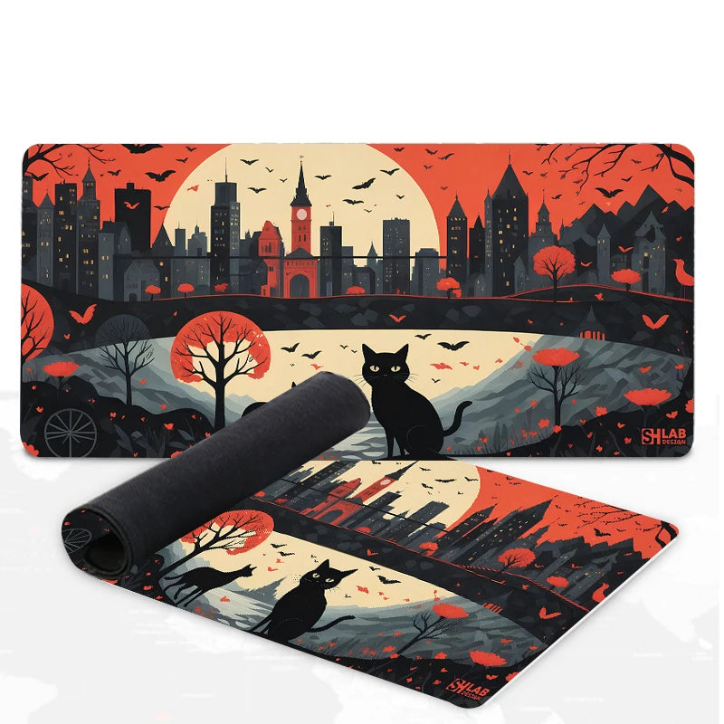Coffee Mouse Pad Cute Cat Desk Mat Laptop Pad Carpet Anime Xxl Mousepad Company Notebook Gamer Computer Table Gaming Accessories