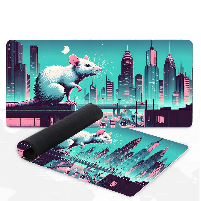Coffee Mouse Pad Cute Cat Desk Mat Laptop Pad Carpet Anime Xxl Mousepad Company Notebook Gamer Computer Table Gaming Accessories