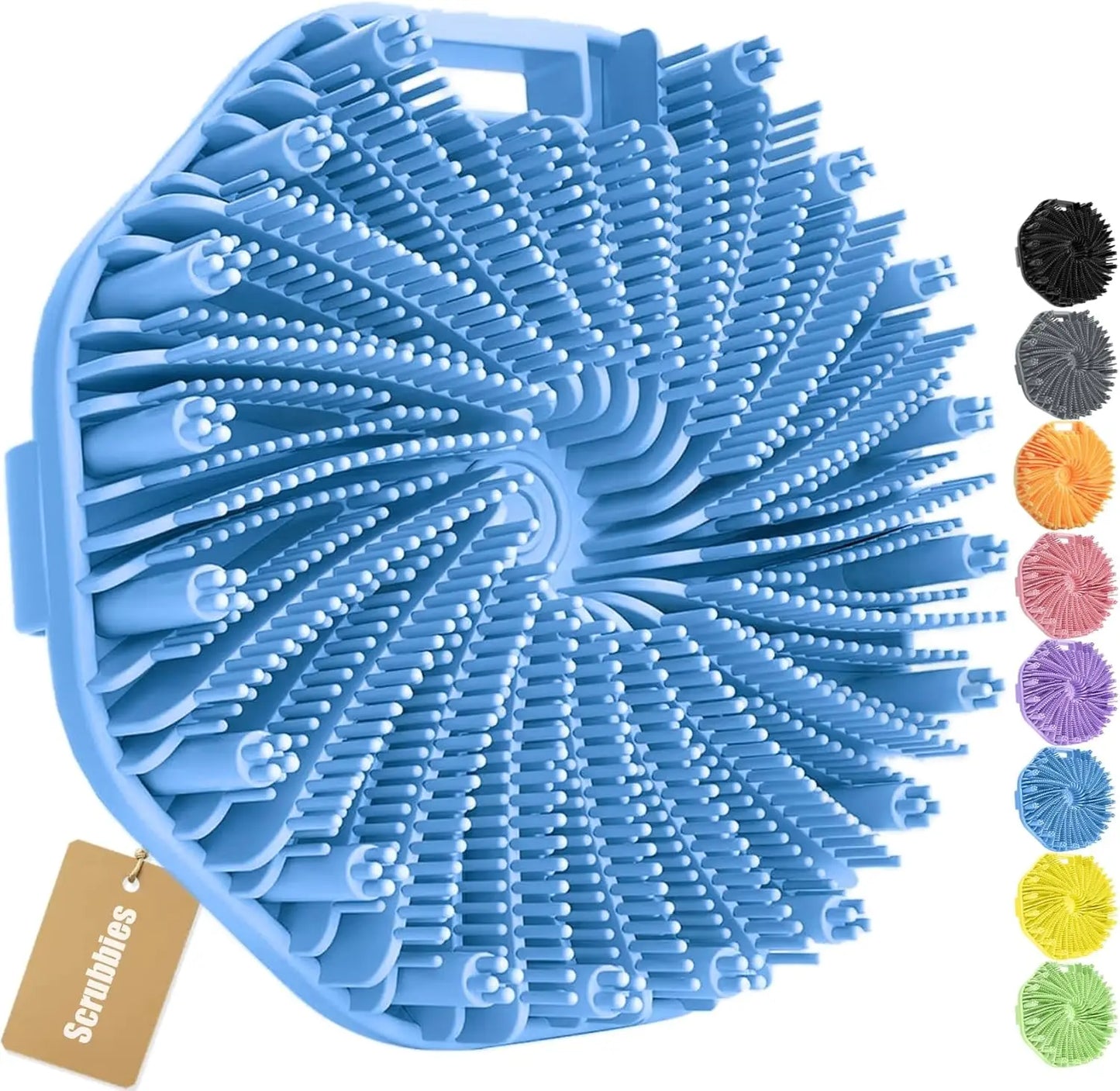 Scrub silicone body scrubber, Sensitive skin exfoliator Body scrubber, Body scrub, Shower silicone bath brush, charcoal