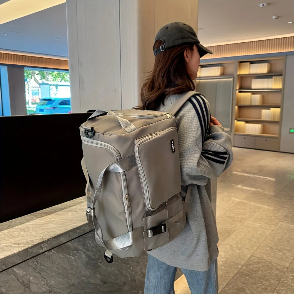 Travel Bag Large Capacity Dry and Wet Separation Student Portable Luggage Travel Storage Bag Fitness Bag Training Bag