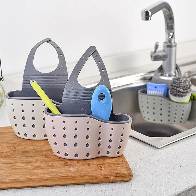 Kitchen drainage basket, kitchen sink bracket, household storage drainage basket, kitchen accessories