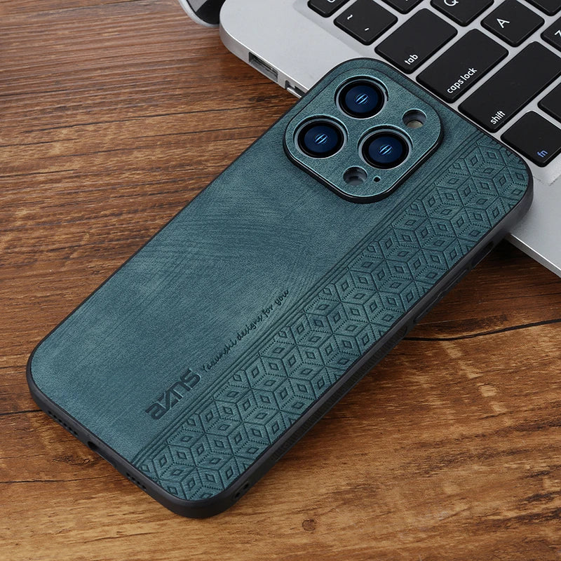 Iphone 11Case for IPhone 15 14Pro Max 13 12 11 Plus XS X XR 8 7 SE20 Luxury Leather Business Elite Shock Proof Cell Phone Cases