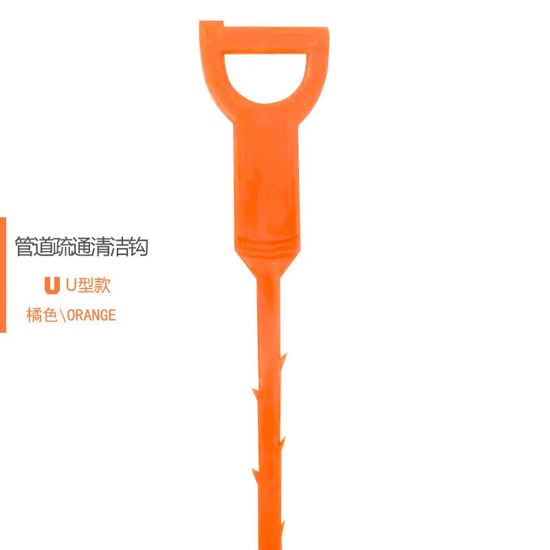 Household Pipe Unclog Drain Hair Cleaner Face Wash Sink Cleaning Brush Convenient for Quick Drain Tool