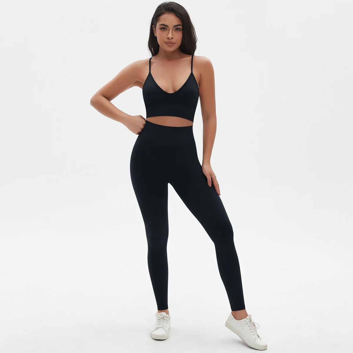 Sportswear Yoga Clothes Set Leggings and Tops Fitness Sports Suits Gym Clothing Bra Pants Sets Running Sport Outfit for Woman