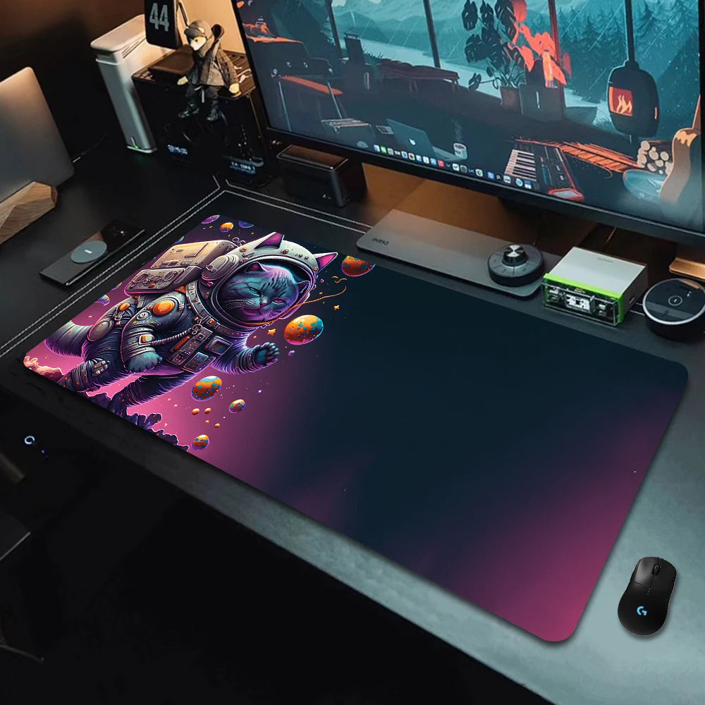 Coffee Mouse Pad Cute Cat Desk Mat Laptop Pad Carpet Anime Xxl Mousepad Company Notebook Gamer Computer Table Gaming Accessories
