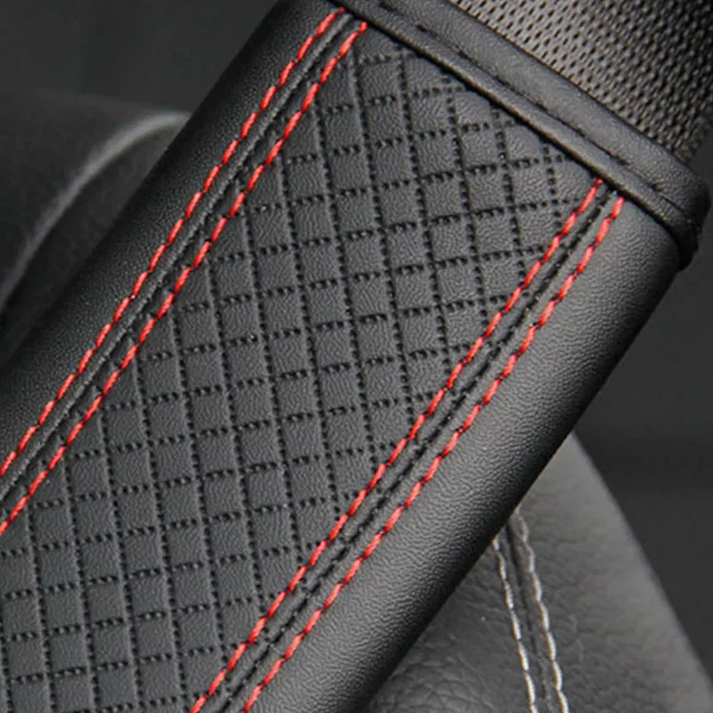 Car accessories seat belt PU Leather Safety Belt Shoulder Cover Breathable Protection Seat Belt Padding Pad Auto Interior Access