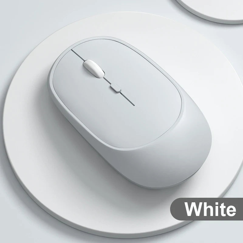 Wireless Mouse Rechargeable Mouse Gamer Dual Modes Bluetooth-compatible 2.4G USB Mute Mice For Laptop Pad Tablet Macbook Mause