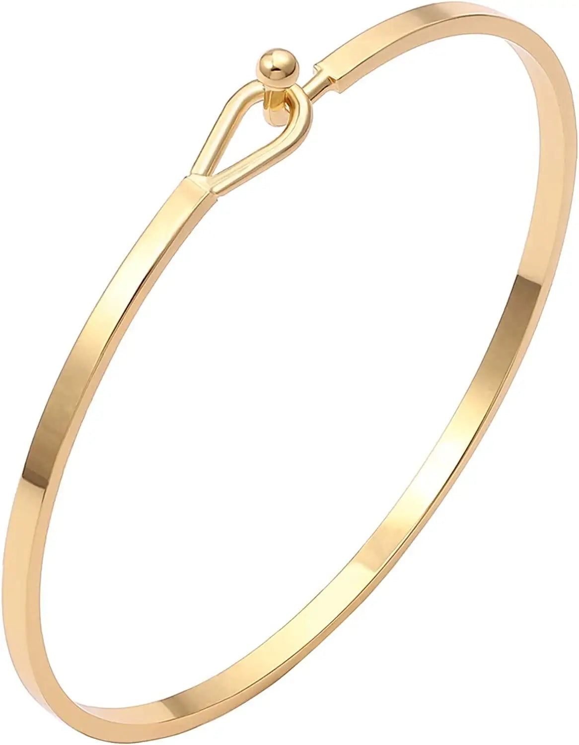 Bracelet for Women Simple Delicate Thin Cuff Bangle Hook Bracelet Handmade Minimalist Jewelry