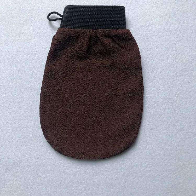 1 Piece Double Sided Hammam Scrub Mitt Magic Peeling Glove Exfoliating Tan Removal Mitt Body Scrubber Body Scrub Containers