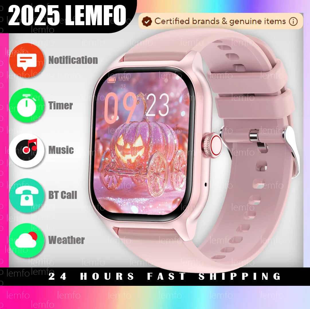2025 smart watches for women Calories Notification Reminder Health Tracker Weather Forecast Sport Modes smart watch smartwatch