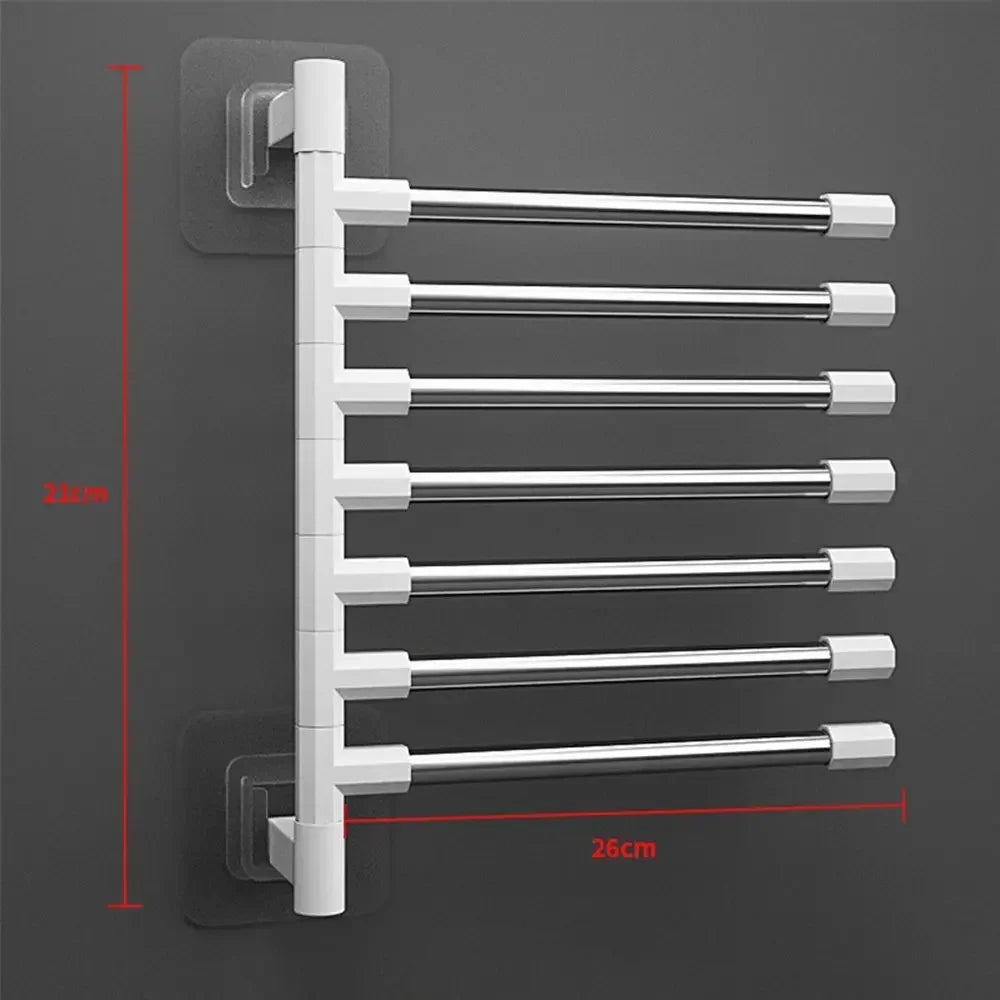 Towel Rack Bathroom Accessories Sets Kitchen Wall Shelf Without Drilling Mounted Organizers Storage Stainless Bath Shelves
