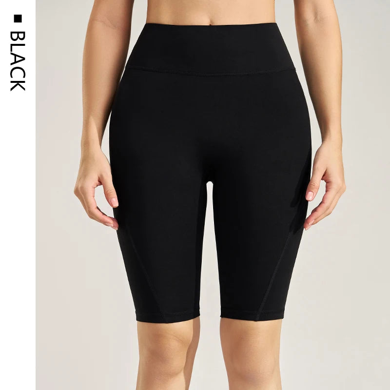 Fitness Pants Yoga Pants Women Skinny High Waisted Hip Lifting Quick Dry Running Exercise Shorts Yoga Clothing Five Points Pants