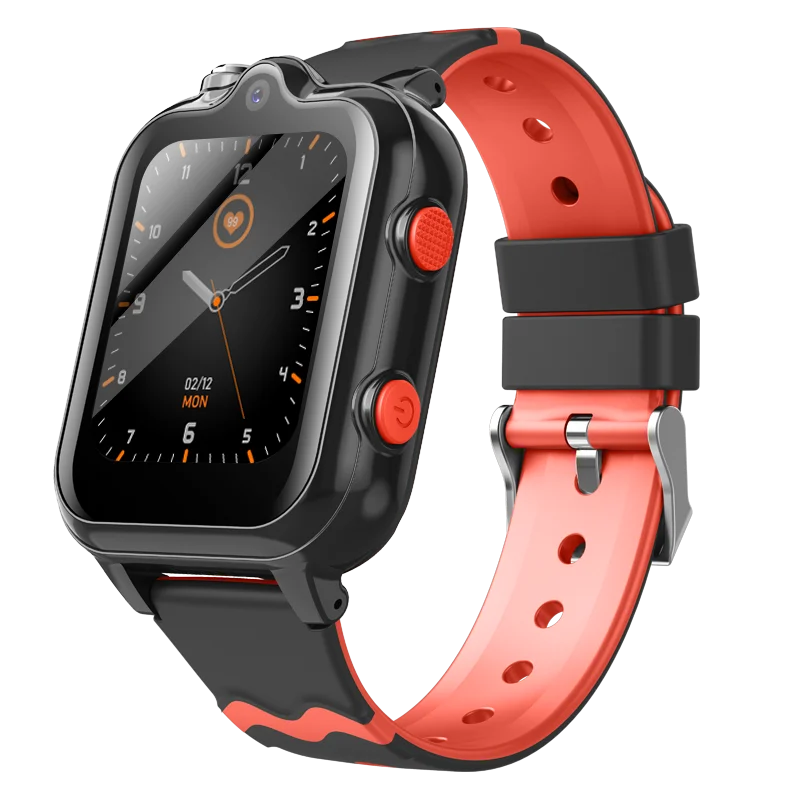 2025 New Smart Watches 4G Kids GPS AGPS LBS SOS Music Playback Dual Camera Smartwatch Waterproof 900mAh Boy Girl Children Gift