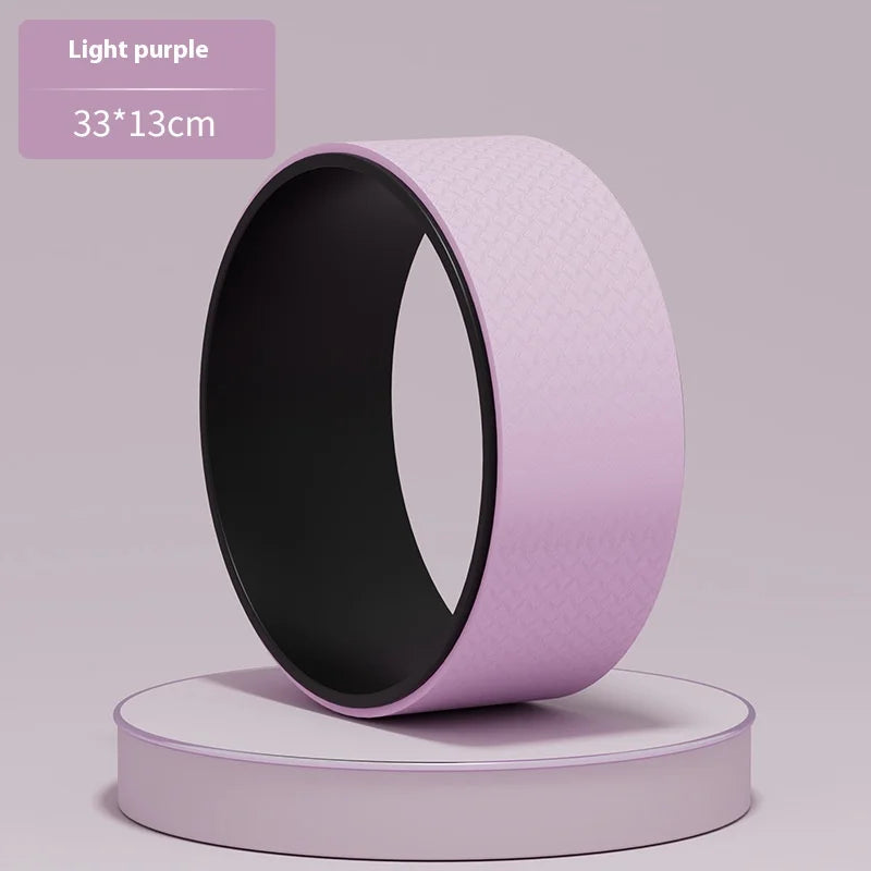 Yoga Wheel Pilates Accessories Home Gym Tool Exercise Equipment Fitness Bodybuilding Circle Muscle Massage Back Training Roller