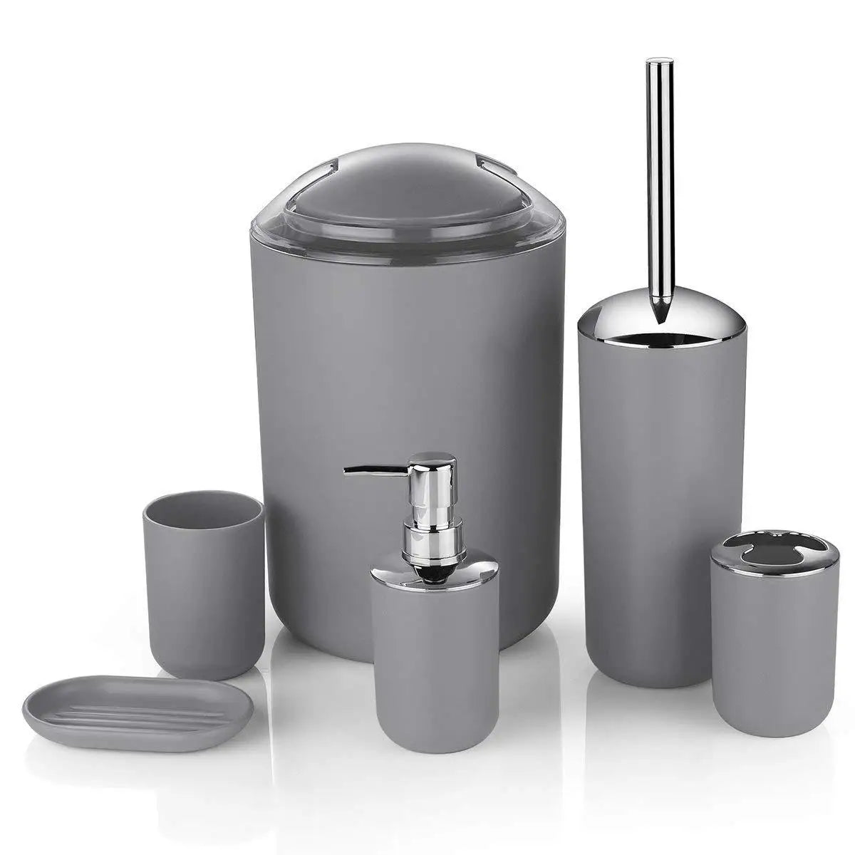 New luxury 4/6 piece bathroom accessories set various styles solid color high-end bathroom accessories set