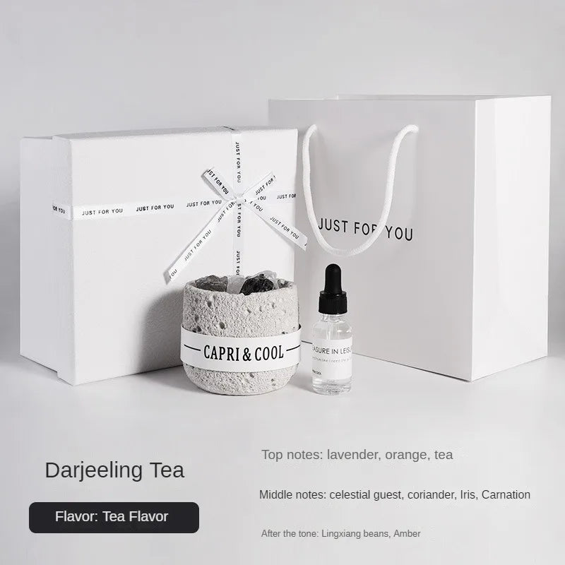 Handmade Fireless Aromatherapy Creative Candle Birthday Gift with Hand Gift Soybean Wax Perfume Fragrance Decoration Gift Box