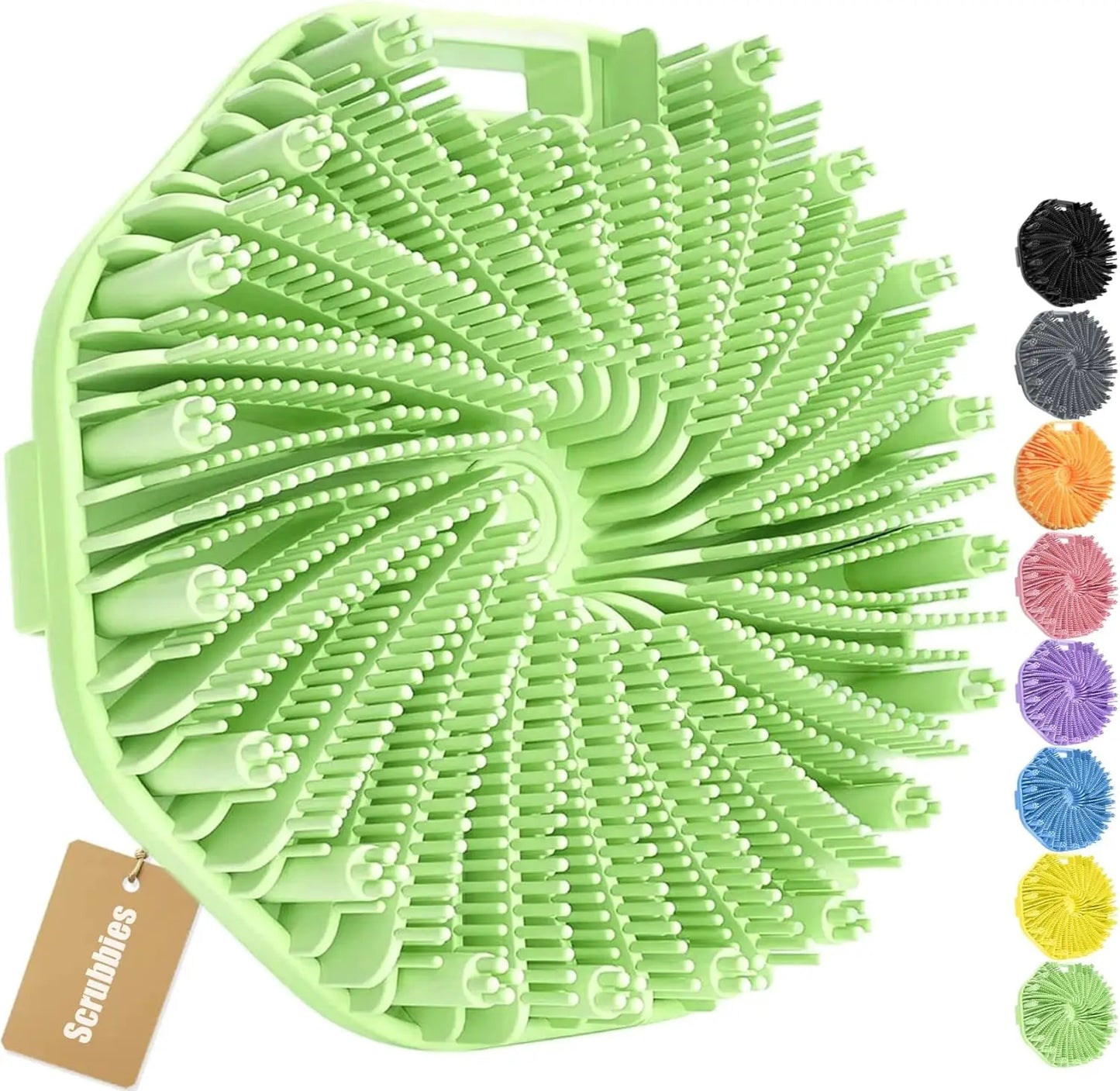 Scrub silicone body scrubber, Sensitive skin exfoliator Body scrubber, Body scrub, Shower silicone bath brush, charcoal