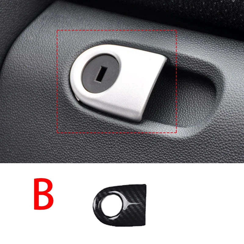 Car Styling Decorative Cover Protective Shell Carbon Interior Modification ABS Sticker For Old Smart 451 Fortwo Car Accessories