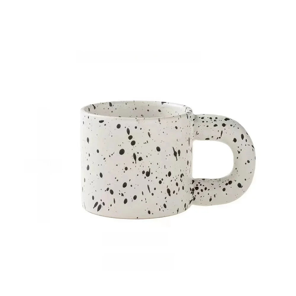 Creative Ceramic Coffee Mug Anamorphic Milk Cups Office Afternoon Tea Ink Splashing Mugs Kitchen Drinkware Home Accessories