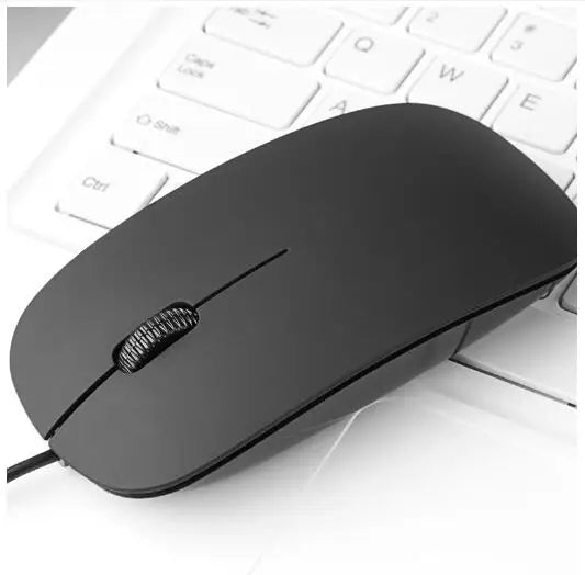 New USB Wired Computer Mouse 1000 DPI Mice Mute Button For Laptop PC Computer Gamer Wired Mouse Gaming Mouse