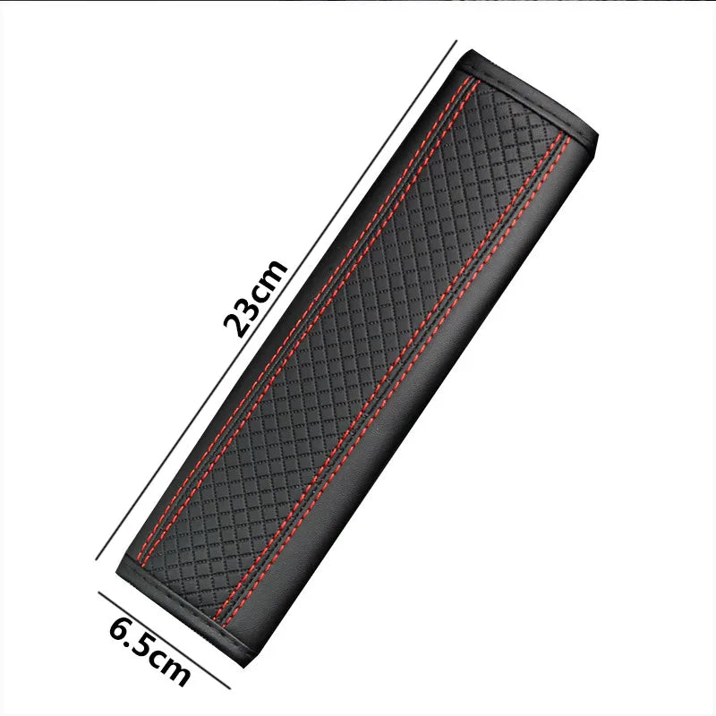 Car accessories seat belt PU Leather Safety Belt Shoulder Cover Breathable Protection Seat Belt Padding Pad Auto Interior Access