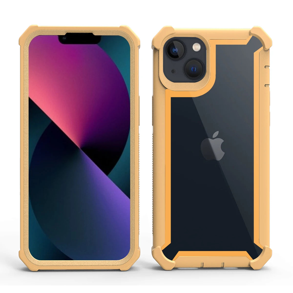 Transparent Phone Case For iPhone 15 14 13 12 11 16 Pro XS XR 7 8 Plus SE 2022 Hybrid Rugged Anti Shock Doom Armor Cover Cases