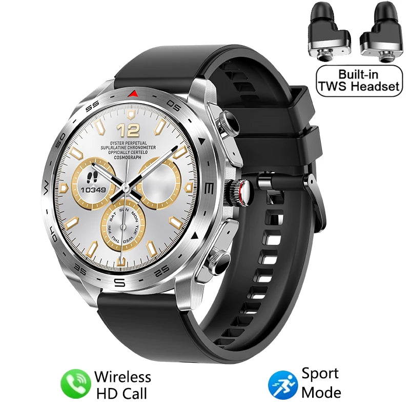 Smart Watch Men's New 5.0 Bluetooth Call 400mAh Large Capacity Battery 360 * 360 Resolution HD Screen Sports Fitness Watch