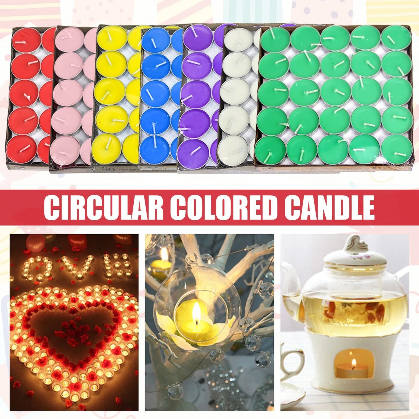Pack Of 50 Citronella Scented Tea Light Scented Candle Against Insect Insect Candle Scented Light Romantic Wedding Accessories