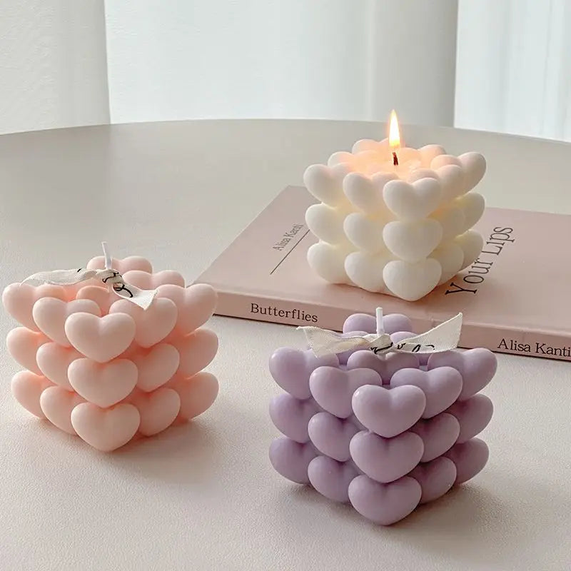 Colorful Low-temperature Aromatherapy Candles Birthdays Creative Fragrances High-end Candle Holders Romantic Sleep Enhancing