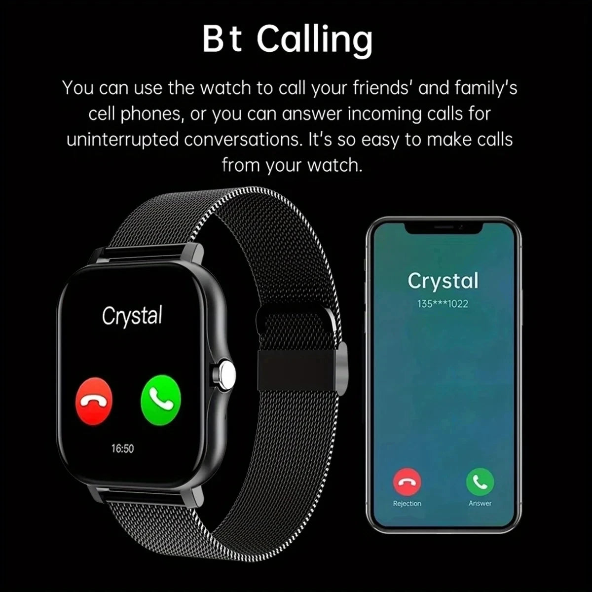 Smart Watch For Men Women GPS Sport Fitness Watches Gift Full Touch Screen Bluetooth Calls Digital Smartwatch Wristwatch Watches