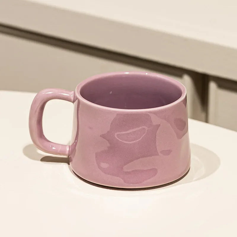 Ceramic Mugs Cute Coffee Cups and Saucers Creative Exquisite Afternoon teacup Breakfast Milk Mug Girl Gift Coffee Cup Water cups