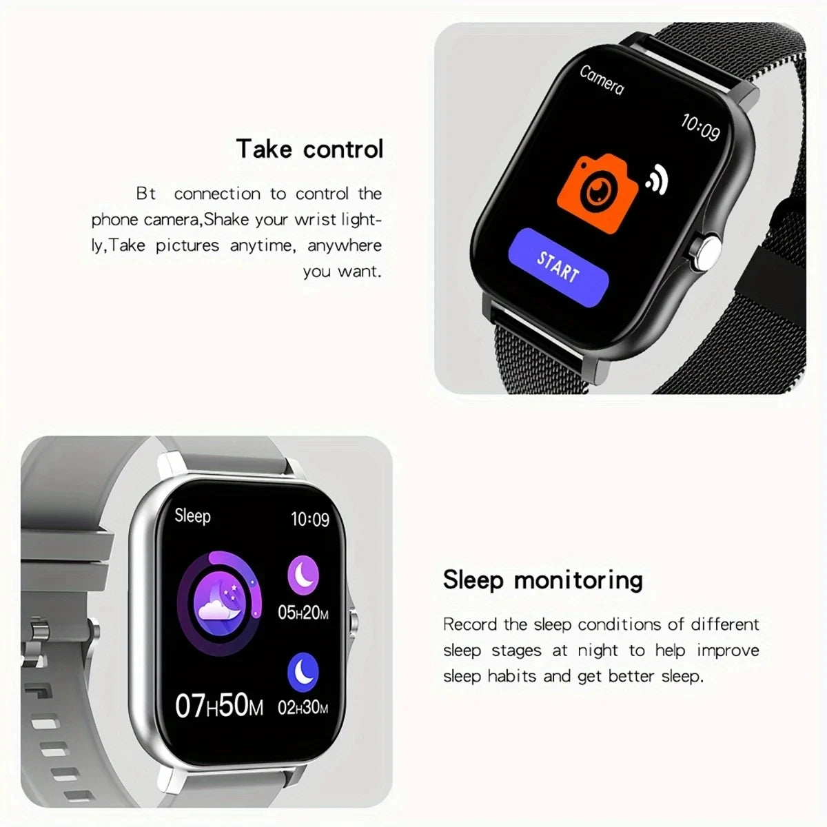Smart Watch For Men Women GPS Sport Fitness Watches Gift Full Touch Screen Bluetooth Calls Digital Smartwatch Wristwatch Watches