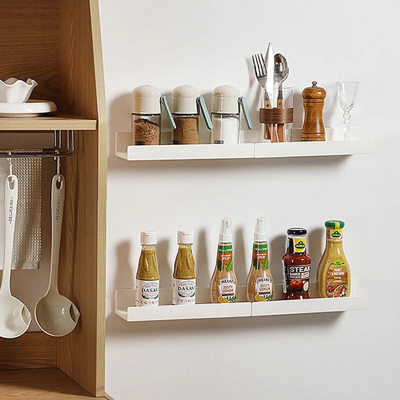 Bathroom Shelf Makeup Storage Organizer Rack Self Adhesive No-drill Shelves Wall Shampoo Rack Shower Shelf