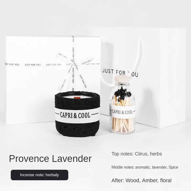 Handmade Fireless Aromatherapy Creative Candle Birthday Gift with Hand Gift Soybean Wax Perfume Fragrance Decoration Gift Box