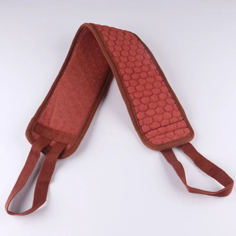 Bathroom Exfoliating Back Scrubber Shower Belt Towel Deep Mud Clean Korean Body Washcloth Japanese Rear Scrub Bath Pull Strap